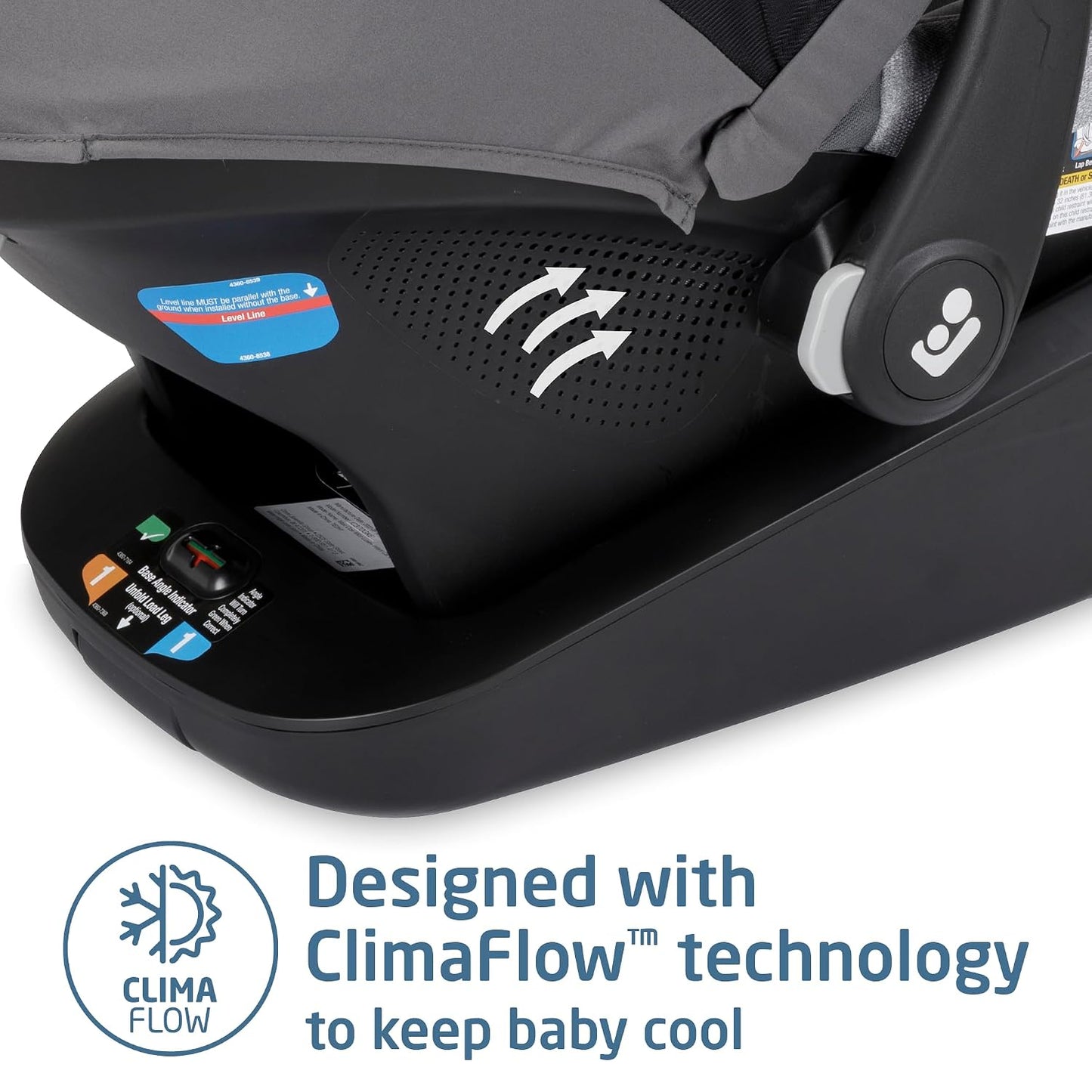 Maxi-Cosi Mico Luxe+ Baby Car Seat: Infant Car Seat with Base, urban wonder