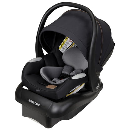 Maxi-Cosi Mico Luxe Infant Car Seat with Base, Rear Facing Car Seat For Babies, Midnight Glow