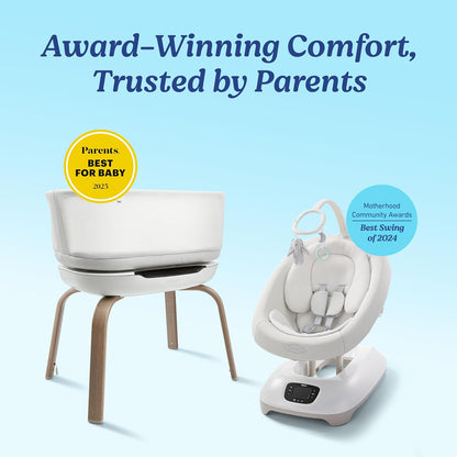 Graco® SmartSense Soothing Baby Bassinet – Smart Newborn Bassinet Detects and Automatically Responds to Baby's Cries – For Newborn Babies to 6 Months
