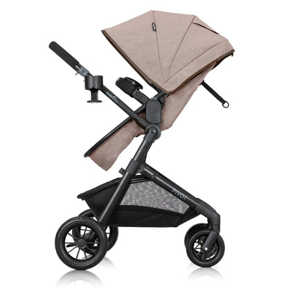 Evenflo Pivot Modular Travel System with LiteMax Preemie and Infant Car Seat (Desert Tan) (Copy)
