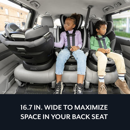 Evenflo Revolve360 Slim 2-in-1 Car Seat (sutton purple)