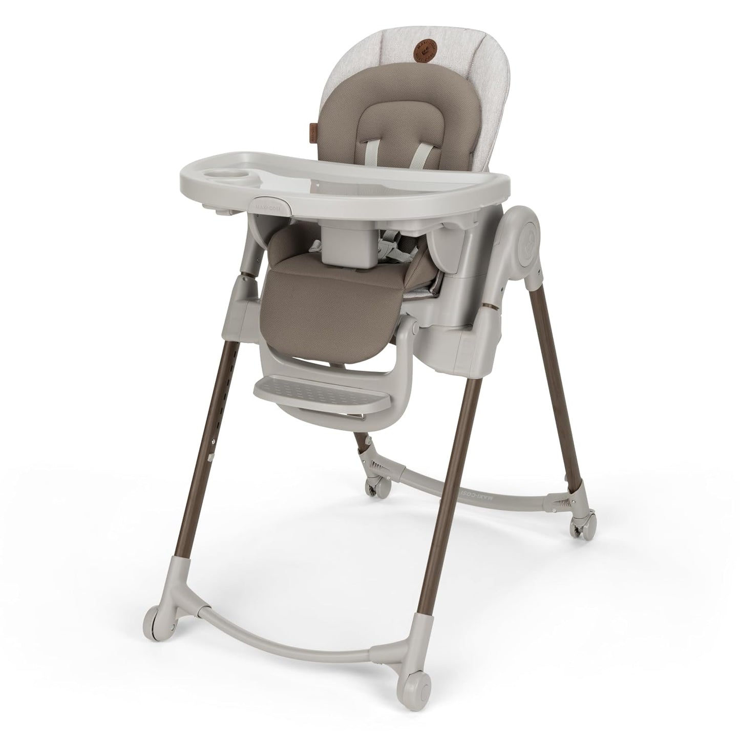 Maxi-Cosi Minla 6-in-1 Foldable High Chair, Classic Truffle (EcoCare Fabric)