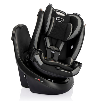 Evenflo Revolve360 Slim 2-in-1 Car Seat(salem black)
