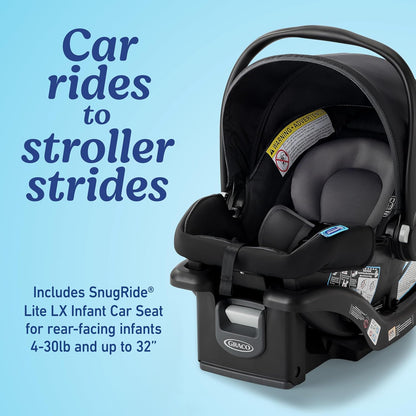 Graco FastAction Fold Jogger Travel System, Gotham