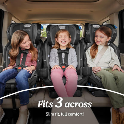 Graco SlimFit3 LX 3-in-1 Slim Car Seat, Kunningham