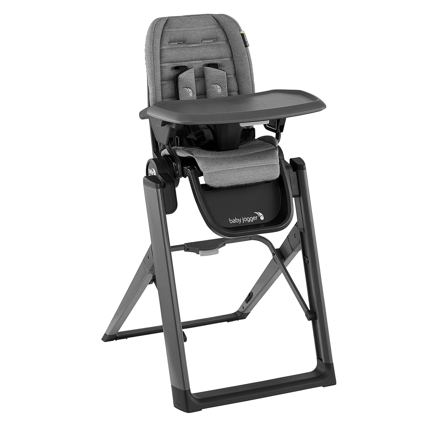 Baby Jogger City Bistro High Chair, Slim Foldable Compact Design, Super Compact Free-Standing Easy Fold, 4 Height Positions, Highchair for Baby with Dishwasher-Safe Tray, Graphite
