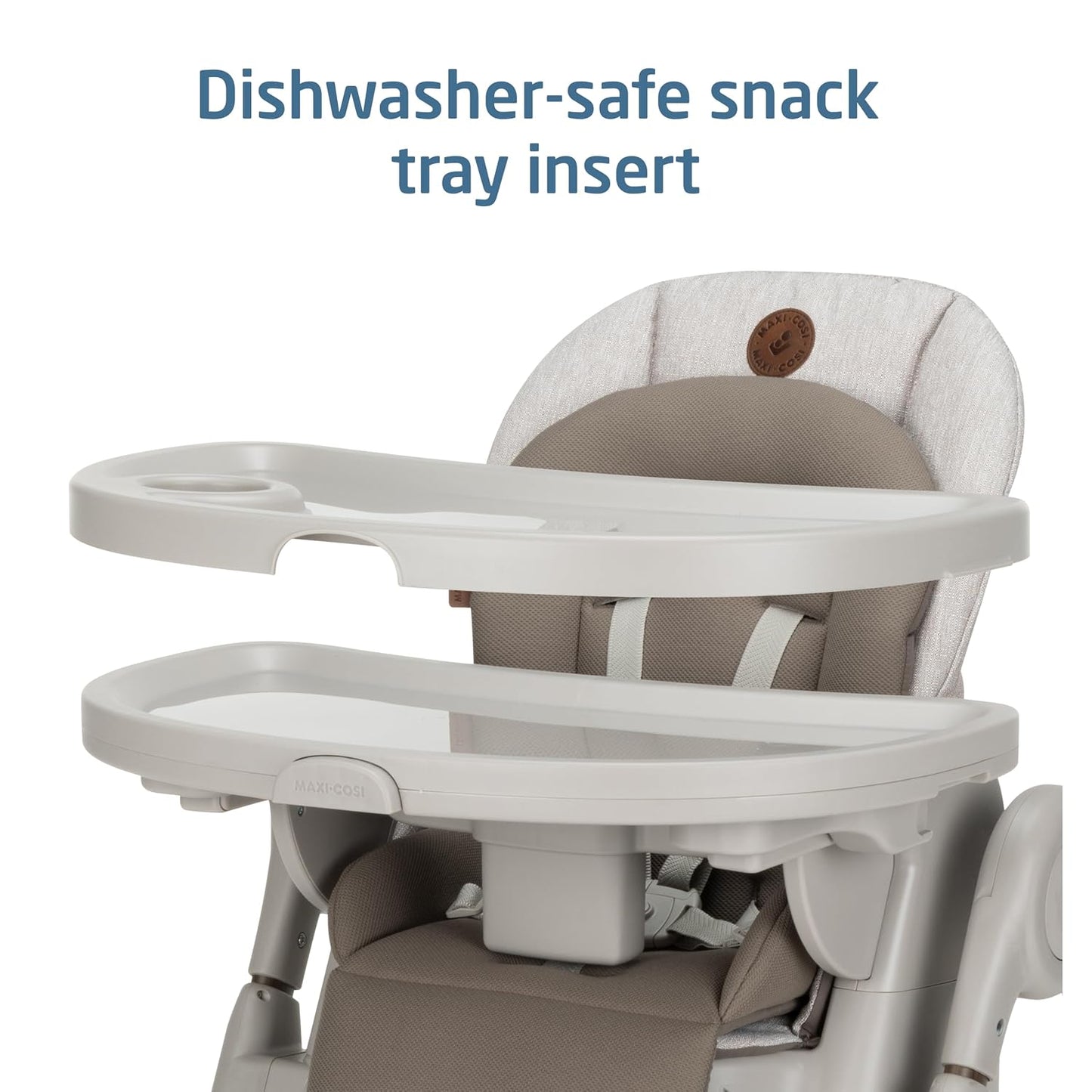 Maxi-Cosi Minla 6-in-1 Foldable High Chair, Classic Truffle (EcoCare Fabric)