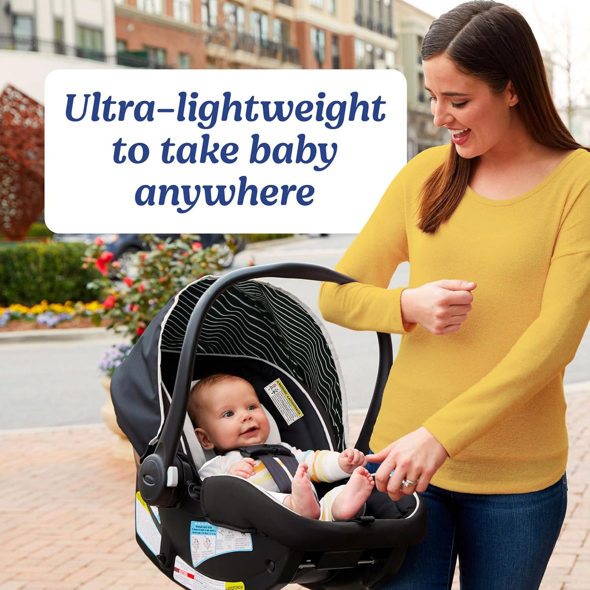 Graco SnugRide Lite LX Infant Car Seat, Studio