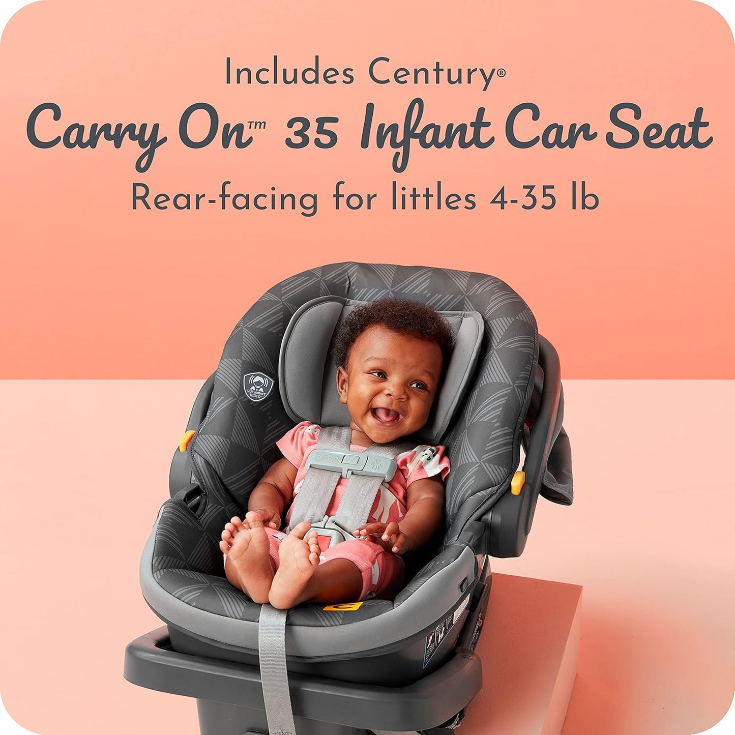 Century Stroll On™ 3-Wheel 2-in-1 Lightweight Travel System