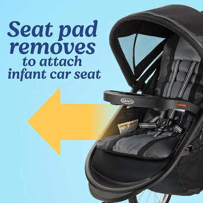 Graco FastAction Fold Jogger Travel System, Gotham
