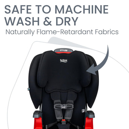 Britax Grow with You ClickTight Harness-2-Booster Car Seat, 2-in-1 High Back Booster, Black Contour (Open Box)