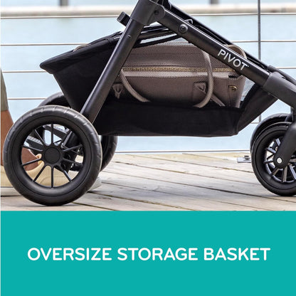Evenflo Pivot Modular Travel System with LiteMax Preemie and Infant Car Seat (Desert Tan) (Copy)