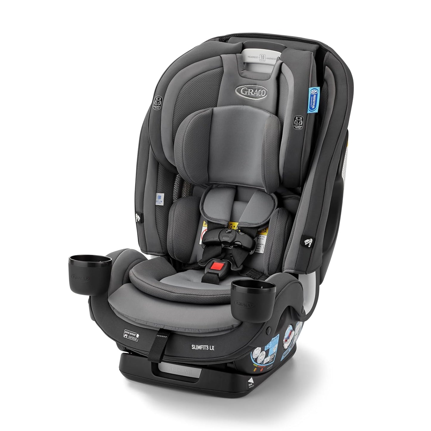 Graco SlimFit3 LX 3-in-1 Slim Car Seat, Kunningham