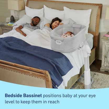 Graco® DreamMore™ Bedside Bassinet Deluxe with Calming Motion, Maison (Open Box)