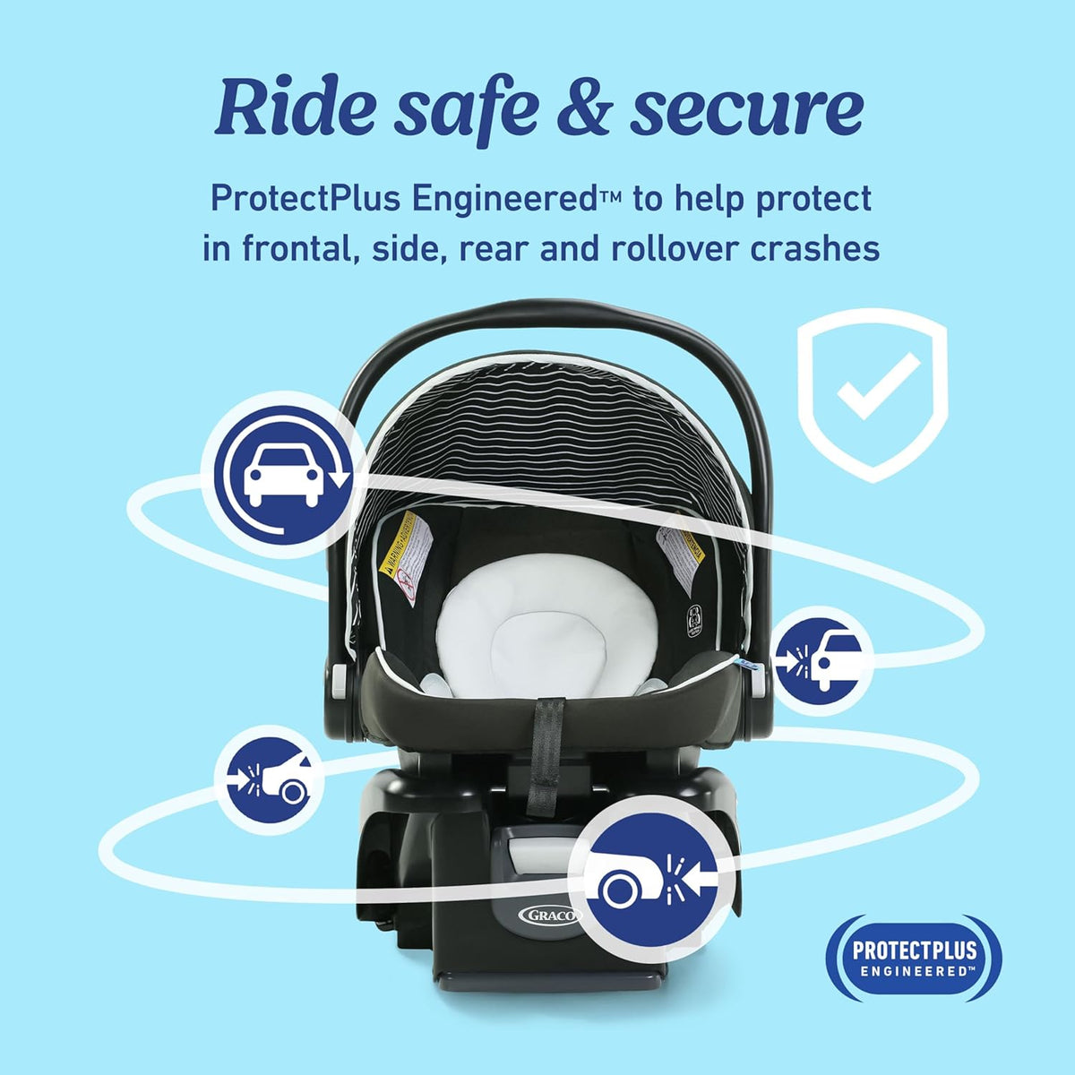 Graco SnugRide Lite LX Infant Car Seat, Studio
