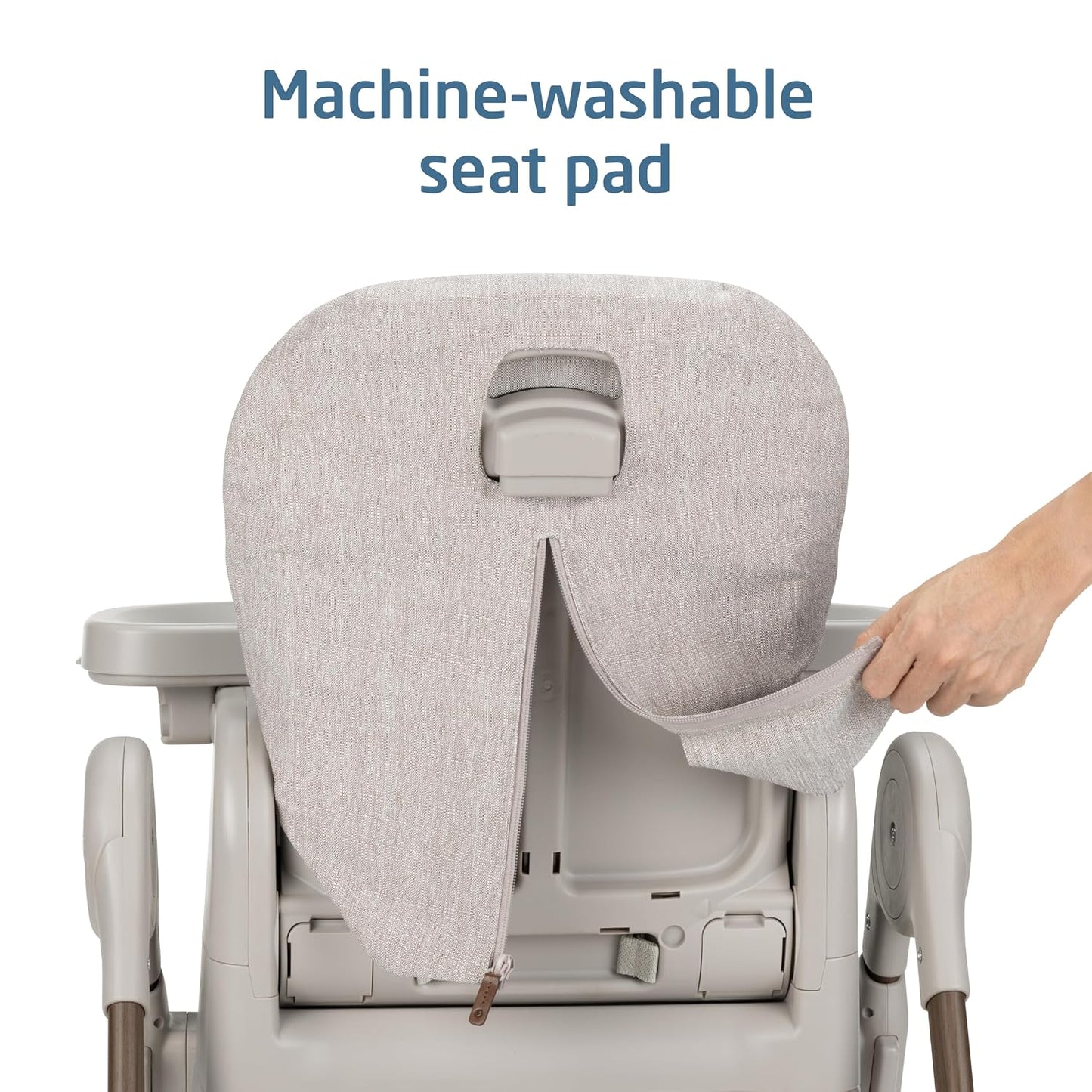 Maxi-Cosi Minla 6-in-1 Foldable High Chair, Classic Truffle (EcoCare Fabric)