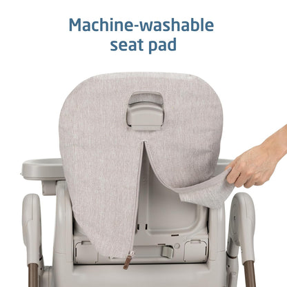 Maxi-Cosi Minla 6-in-1 Foldable High Chair, Classic Truffle (EcoCare Fabric)