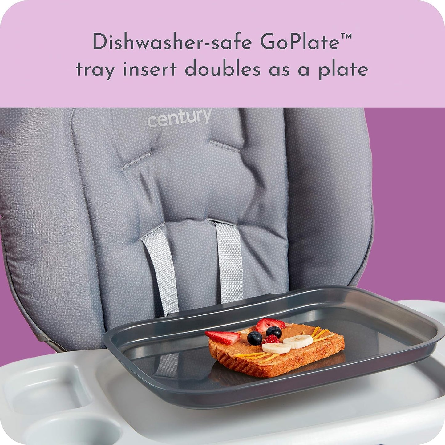 Century Dine On 4-in-1 High Chair, Grows with Child with 4 Modes Metro