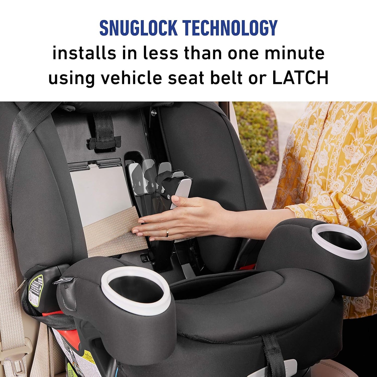 Graco 4Ever DLX SnugLock 4 in 1 Car Seat, Leila