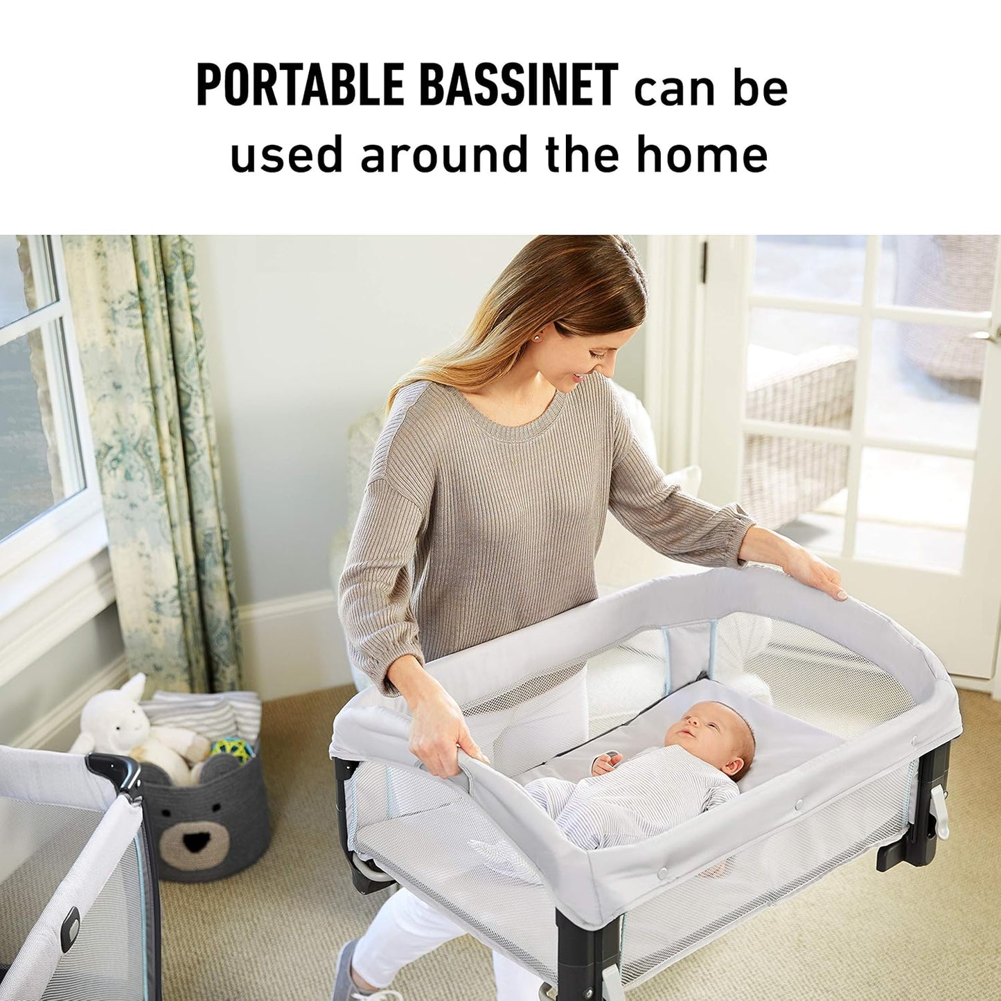 Graco My View 4 in 1 Bassinet Infant to Toddler Bassinet with 4 Stages