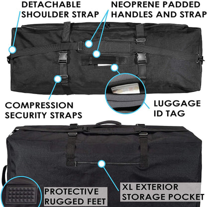 Stroller Travel Bag for Standard or Double/Dual Strollers