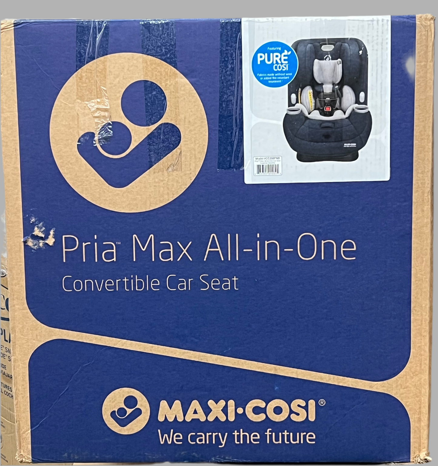 Maxi-Cosi Pria Max All-in-One Convertible Car Seat, Pure COSI, Essential Graphite