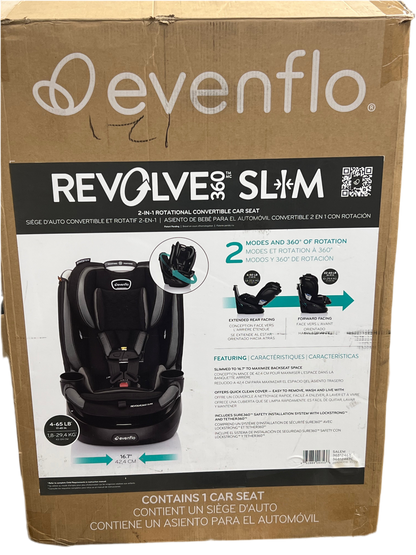 Evenflo Revolve360 Slim 2-in-1 Car Seat(salem black)