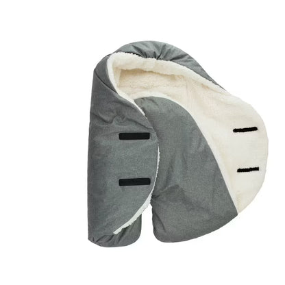 7AM Enfant Nido Cloud Blanket Wrap - Heather Gray - Small NEW