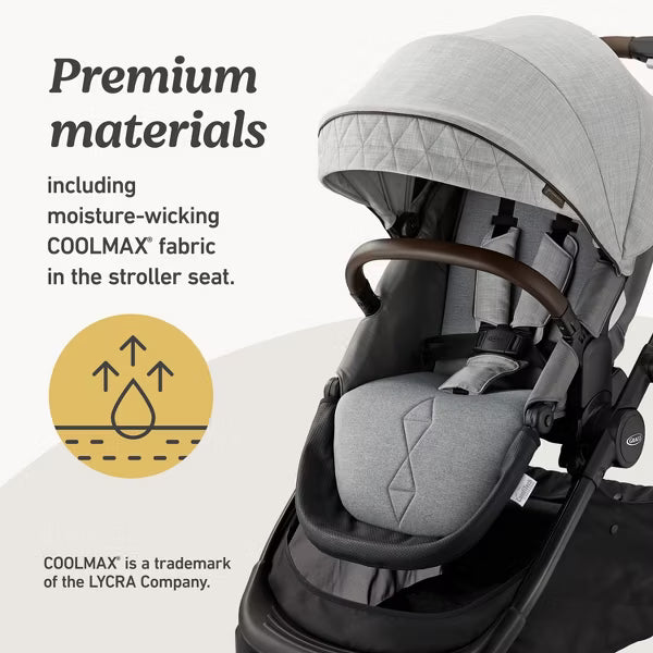 Graco Premier Modes 3 in 1 Merge Stroller - Midtown (Open Box)
