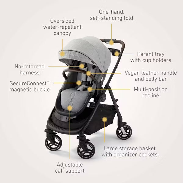 Graco Premier Modes 3 in 1 Merge Stroller - Midtown (Open Box)