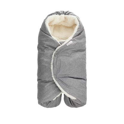 7AM Enfant Nido Cloud Blanket Wrap - Heather Gray - Small NEW