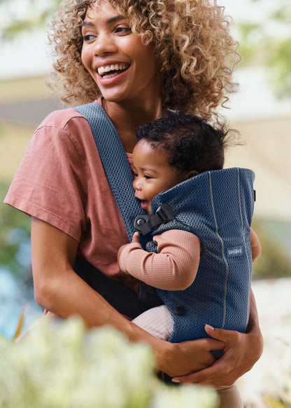 BabyBjörn Baby Carrier Mini Navy blue 3D Mesh