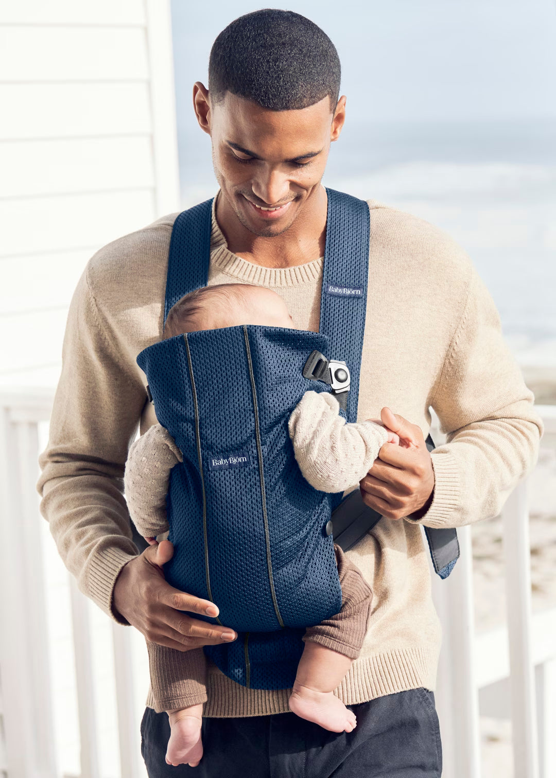 BabyBjörn Baby Carrier Mini Navy blue 3D Mesh