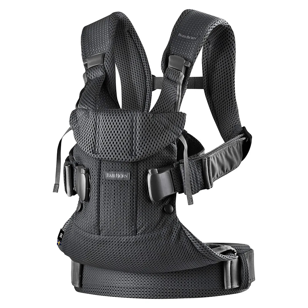 BabyBjörn Baby Carrier One Air 3D Mesh, Black open box