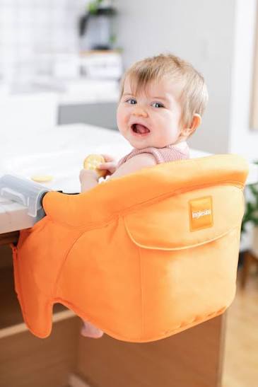 Inglesina Fast Kids Table Chair, fast tray NOT included, Orange (new)