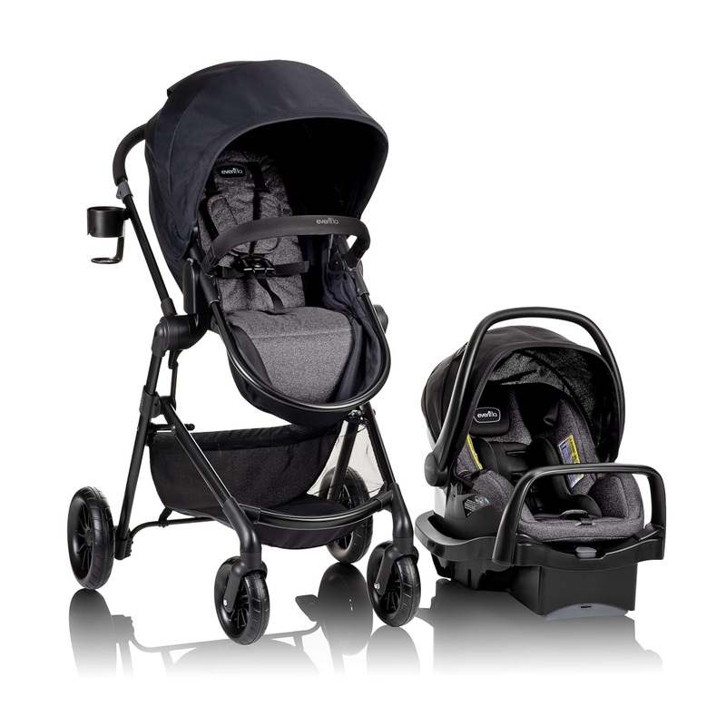 Evenflo Pivot Modular Travel System with LiteMax (casual gray)