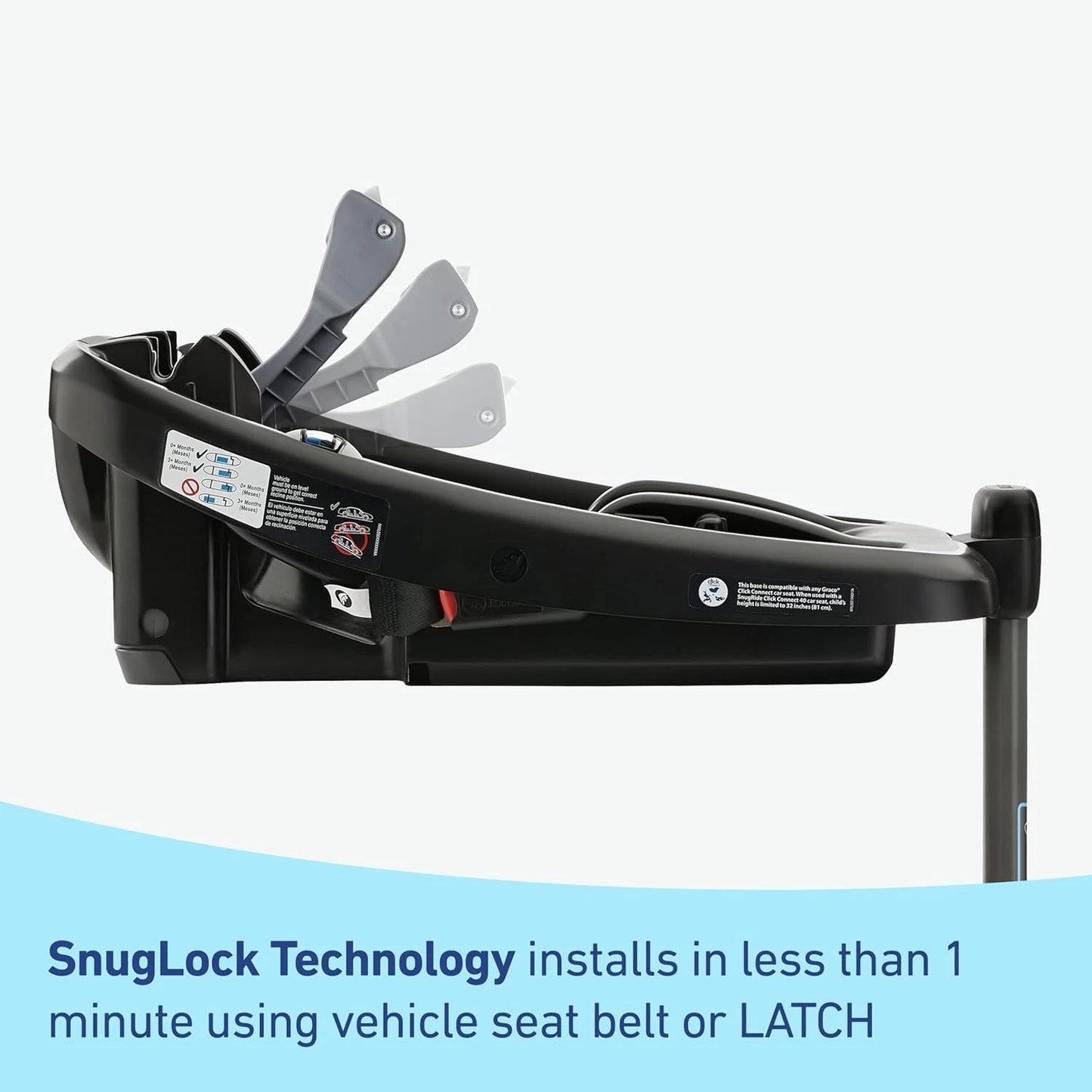 Graco SnugRide SnugLock Infant Base ft. Load Leg Technology (NEW IN DAMAGED BOX)