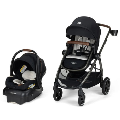Maxi Cosi Zelia 2 Luxe 5 in 1 Modular Travel System in Onyx Sand